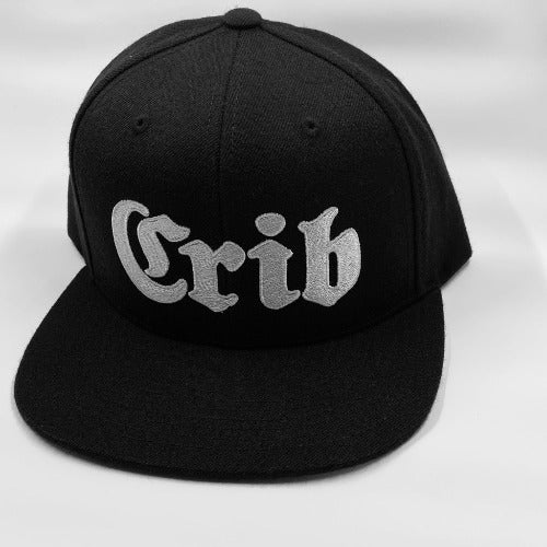 Crib "Original" Snapback (Black and Grey)