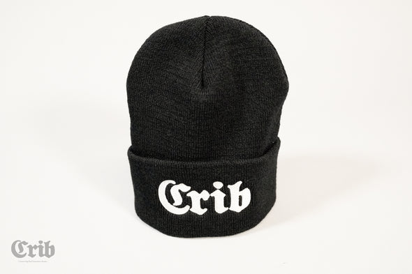 Crib "Original" Beanie (Black and Grey)